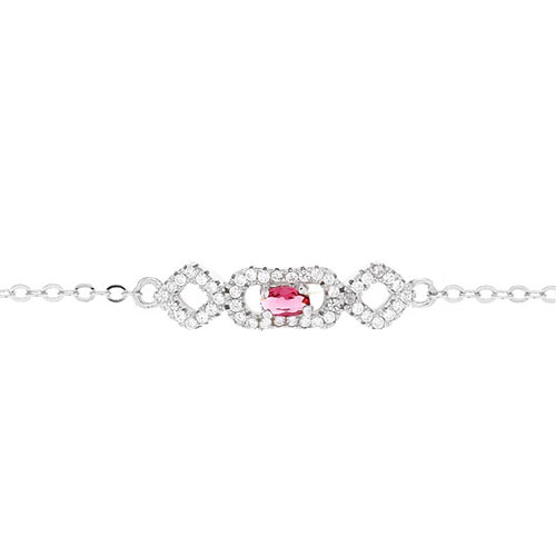 bracelet femme argent zirconium 9500187 pic2