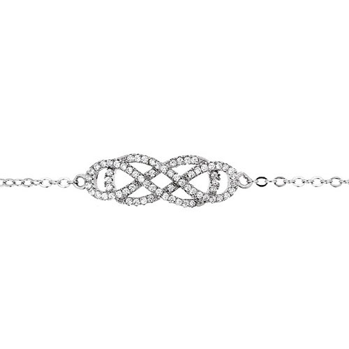 bracelet femme argent zirconium 9500189 pic2