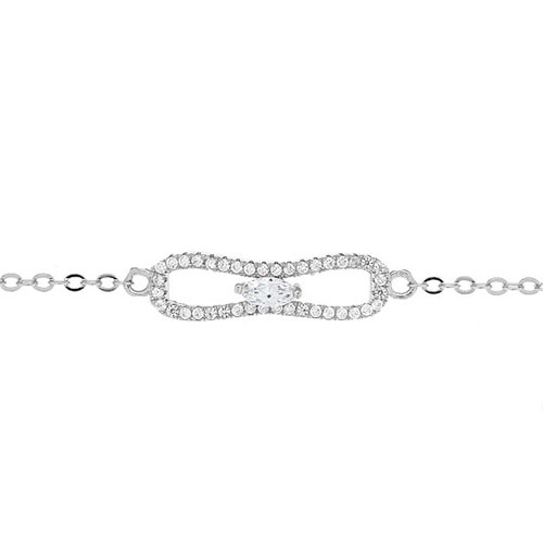 bracelet femme argent zirconium 9500190 pic2