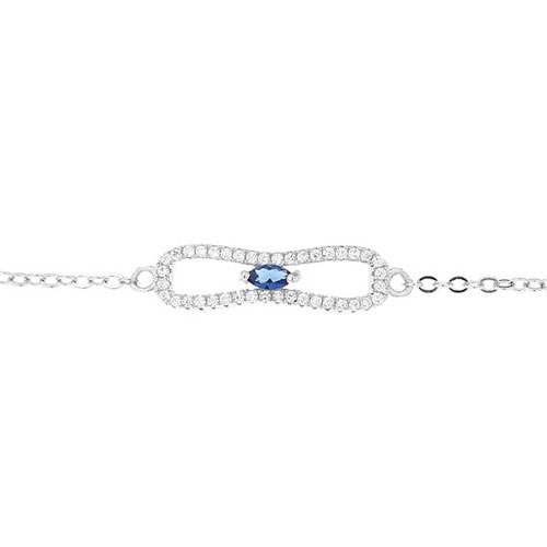 bracelet femme argent zirconium 9500191 pic2