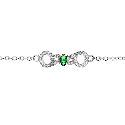 bracelet femme argent zirconium 9500193 pic2