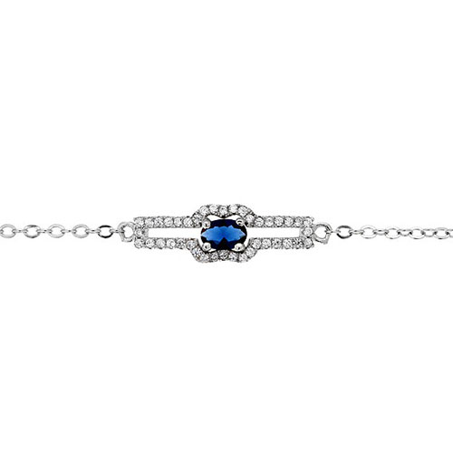 bracelet femme argent zirconium 9500194 pic2