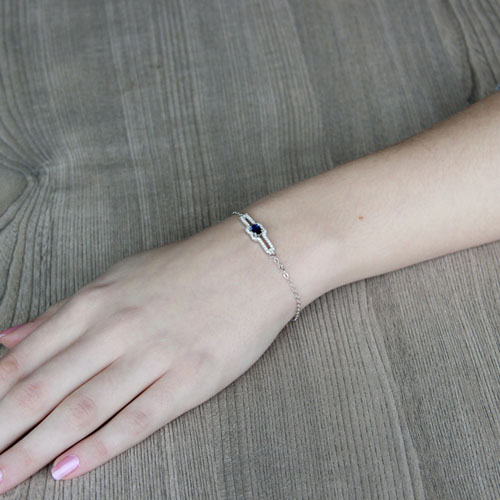 bracelet femme argent zirconium 9500194 pic4