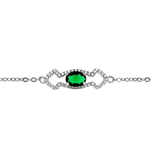 bracelet femme argent zirconium 9500195 pic2