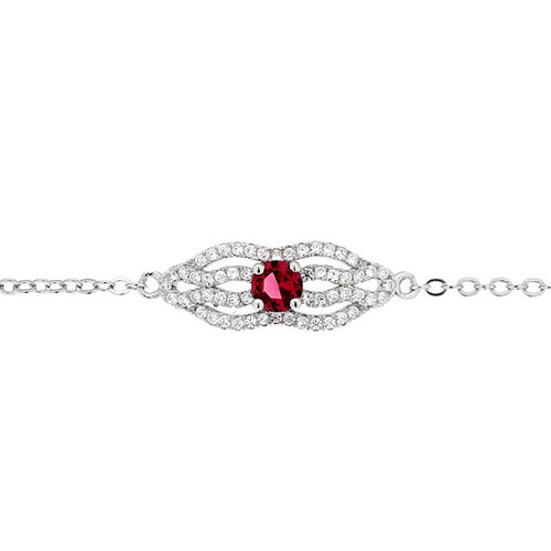 bracelet femme argent zirconium 9500196 pic2