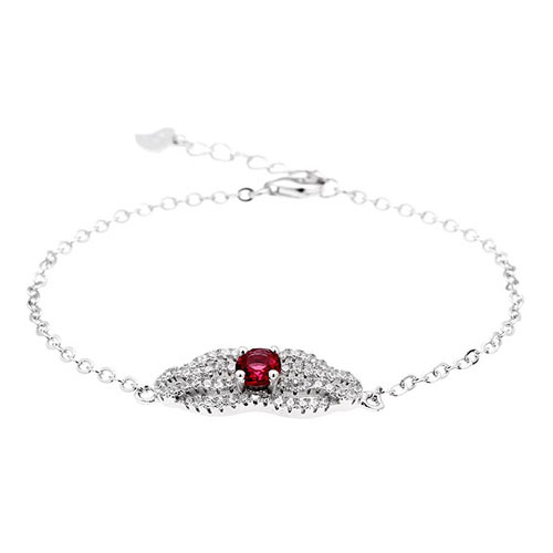 bracelet femme argent zirconium 9500196