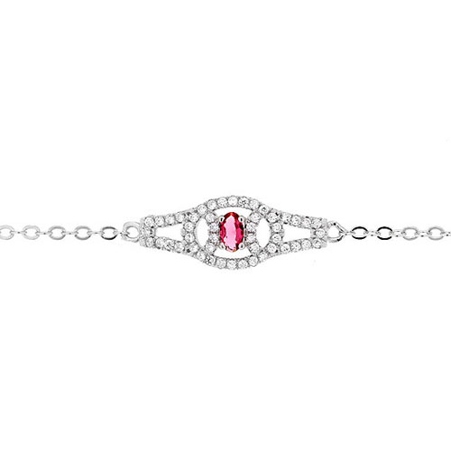 bracelet femme argent zirconium 9500199 pic2