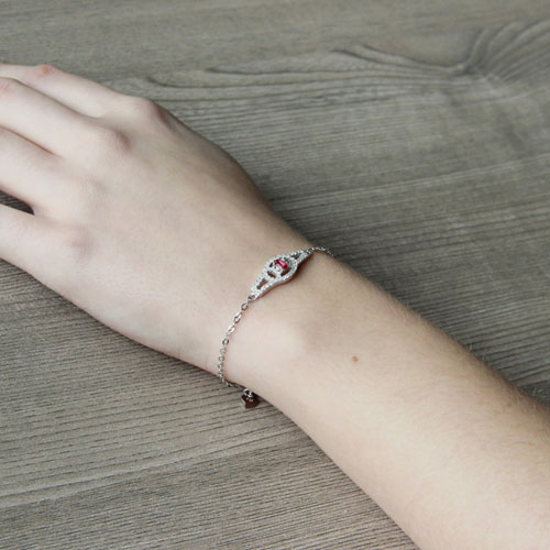 bracelet femme argent zirconium 9500199 pic5