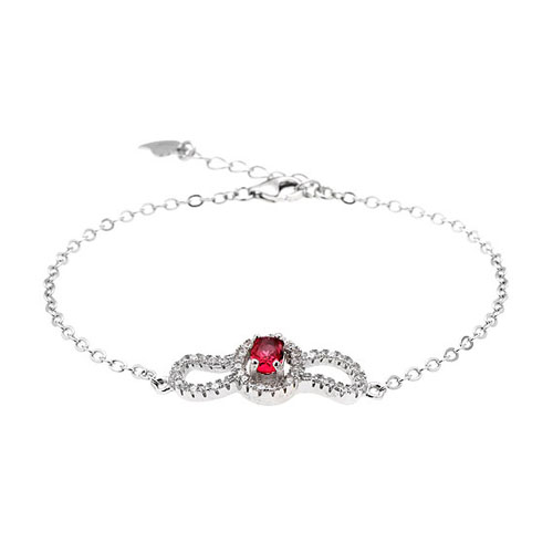 bracelet femme argent zirconium 9500201