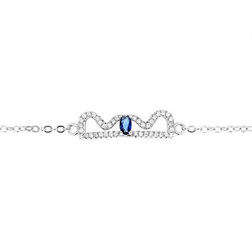 bracelet femme argent zirconium 9500202 pic2