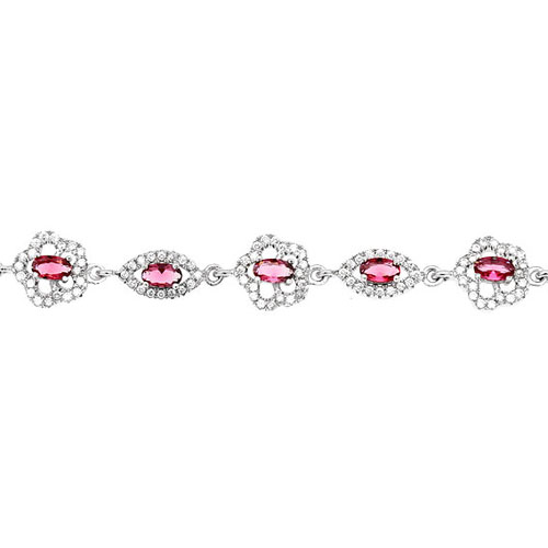 bracelet femme argent zirconium 9500203 pic2