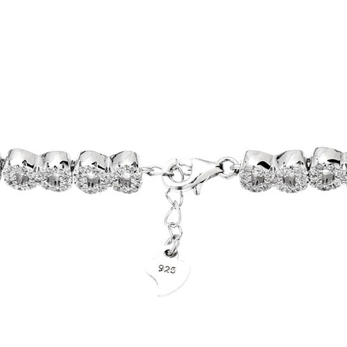 bracelet femme argent zirconium 9500206 pic3