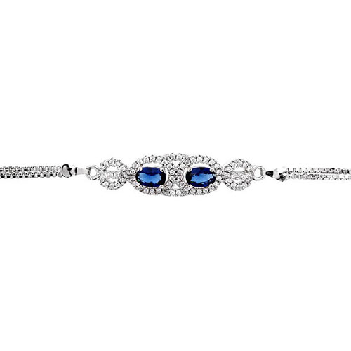 bracelet femme argent zirconium 9500212 pic2