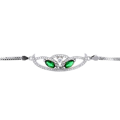 bracelet femme argent zirconium 9500217 pic2