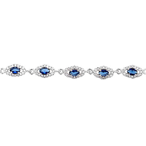 bracelet femme argent zirconium 9500222 pic2