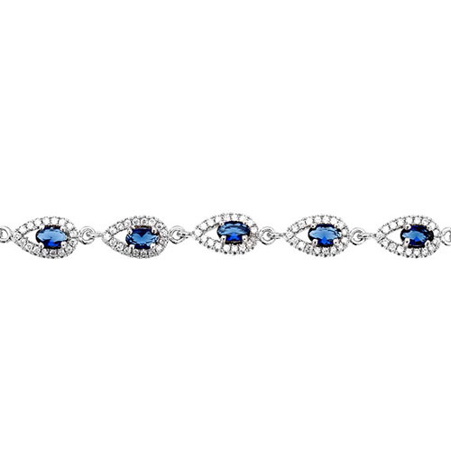 bracelet femme argent zirconium 9500225 pic2