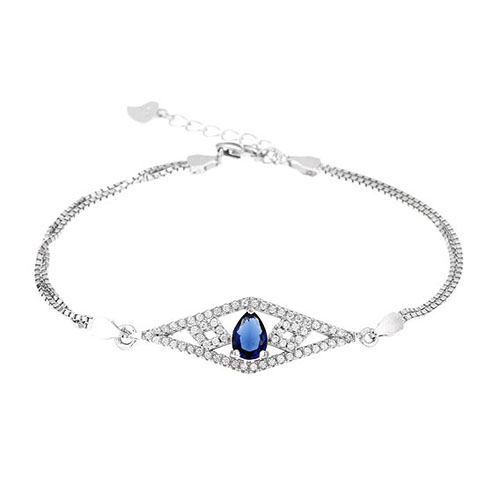 bracelet femme argent zirconium 9500228