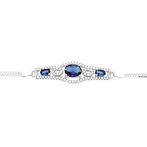 bracelet femme argent zirconium 9500230 pic2