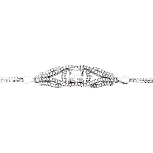 bracelet femme argent zirconium 9500235 pic2