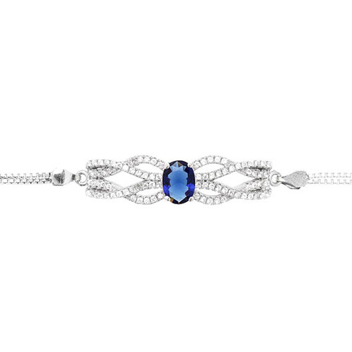 bracelet femme argent zirconium 9500236 pic2