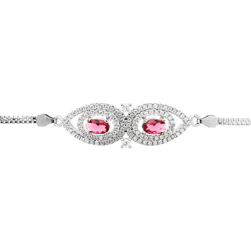 bracelet femme argent zirconium 9500237 pic2