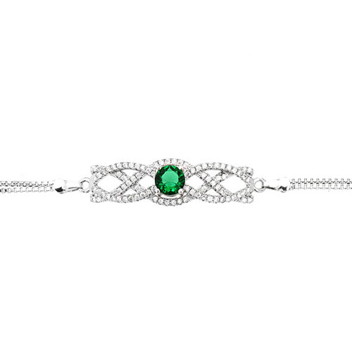 bracelet femme argent zirconium 9500238 pic2