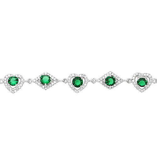 bracelet femme argent zirconium 9500242 pic2