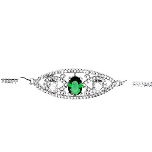 bracelet femme argent zirconium 9500243 pic2