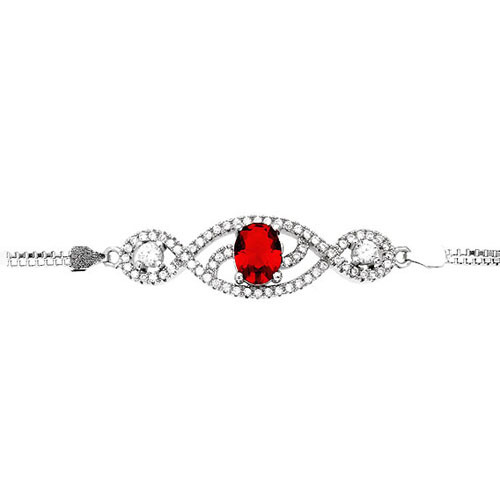 bracelet femme argent zirconium 9500245 pic2