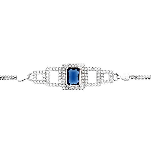 bracelet femme argent zirconium 9500246 pic2