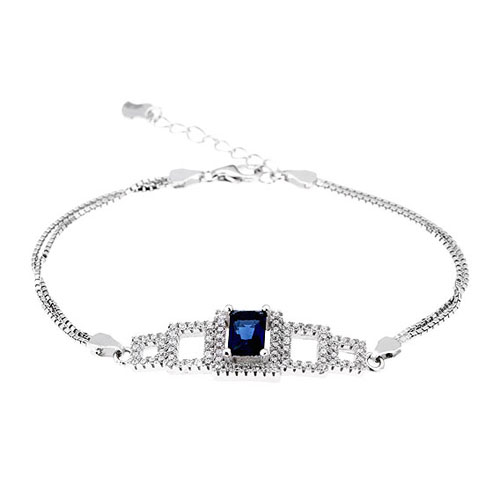 bracelet femme argent zirconium 9500246