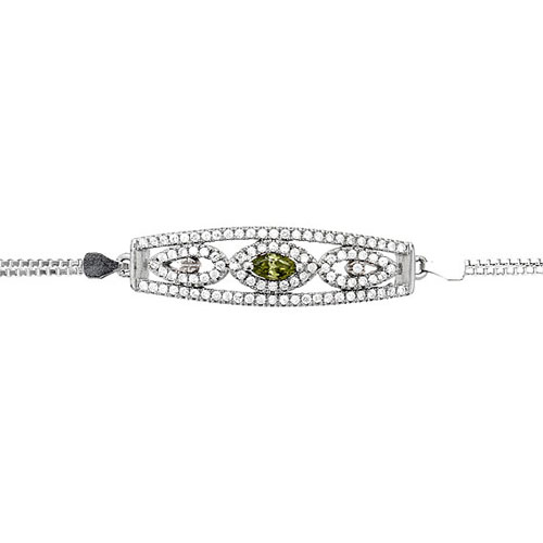 bracelet femme argent zirconium 9500247 pic2