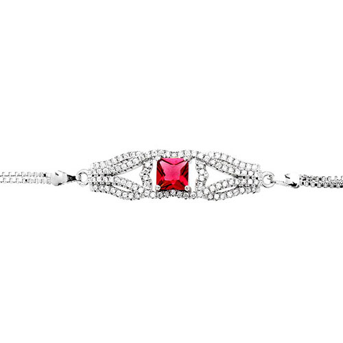 bracelet femme argent zirconium 9500248 pic2