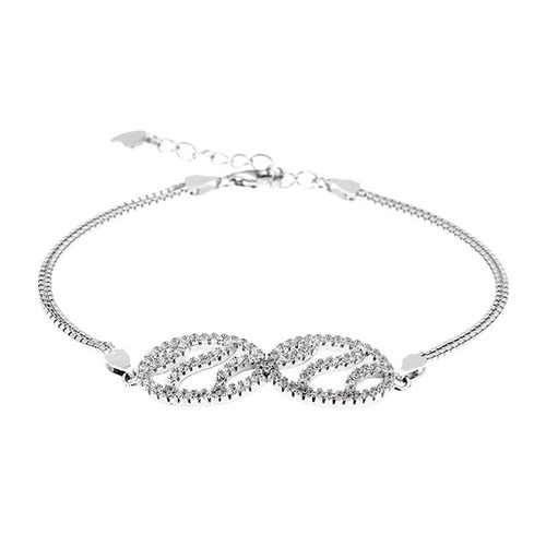 bracelet femme argent zirconium 9500250