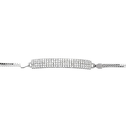 bracelet femme argent zirconium 9500253 pic2