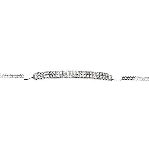 bracelet femme argent zirconium 9500254 pic2