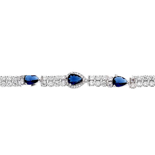 bracelet femme argent zirconium 9500257 pic2