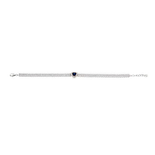 bracelet femme argent zirconium 9500258