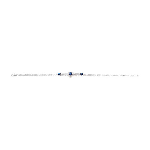 bracelet femme argent zirconium 9500259