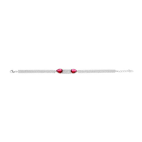 bracelet femme argent zirconium 9500261