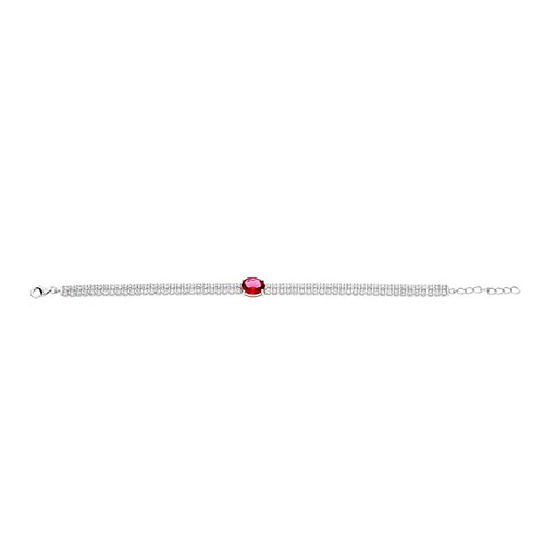 bracelet femme argent zirconium 9500262