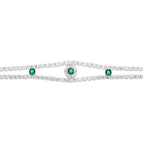 bracelet femme argent zirconium 9500264 pic2