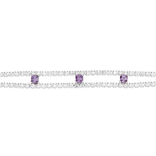 bracelet femme argent zirconium 9500266 pic2