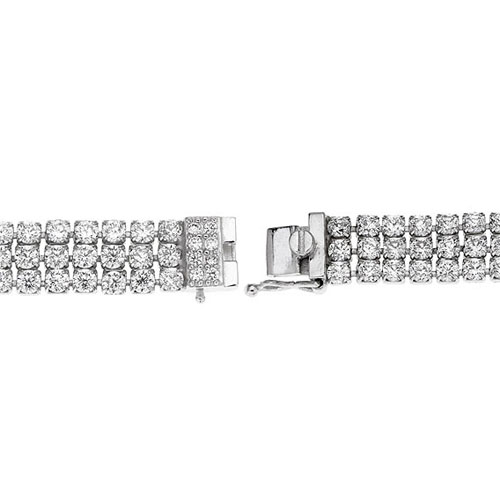 bracelet femme argent zirconium 9500269 pic3