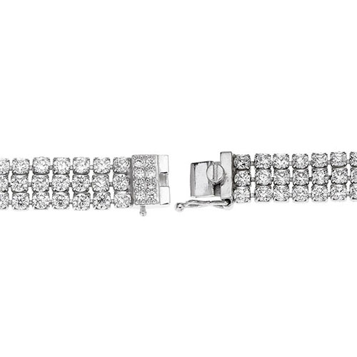 bracelet femme argent zirconium 9500269 pic3