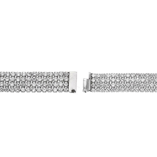 bracelet femme argent zirconium 9500275 pic3