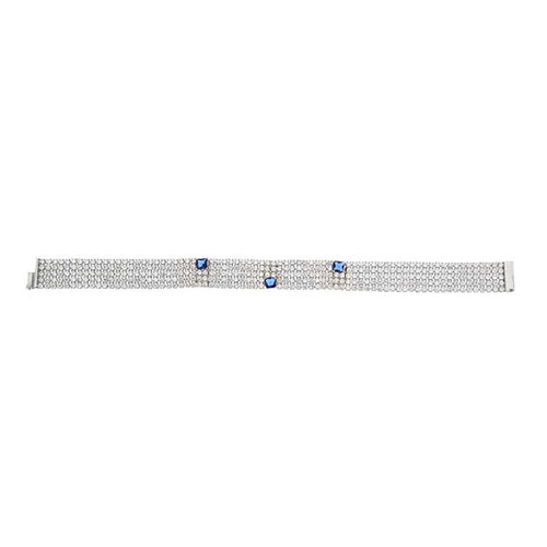 bracelet femme argent zirconium 9500279