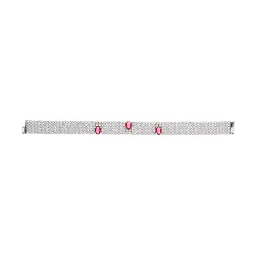 bracelet femme argent zirconium 9500281
