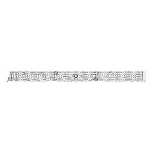 bracelet femme argent zirconium 9500288