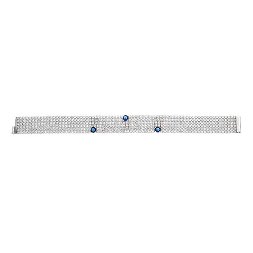 bracelet femme argent zirconium 9500290